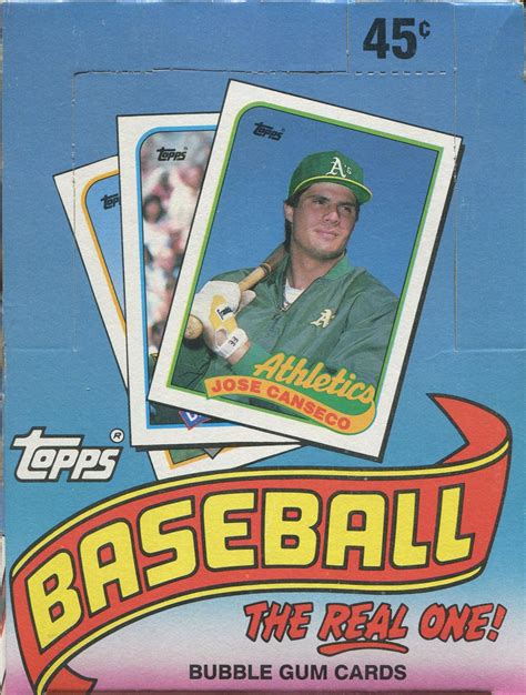 most valuable topps 1989|1989 Topps Baseball Cards